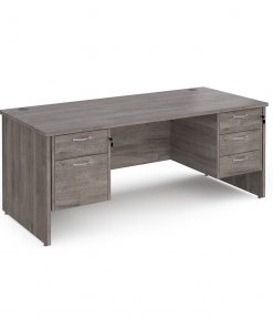 Panel Straight Desks 80cm 1 & 2 Pedestals | DM