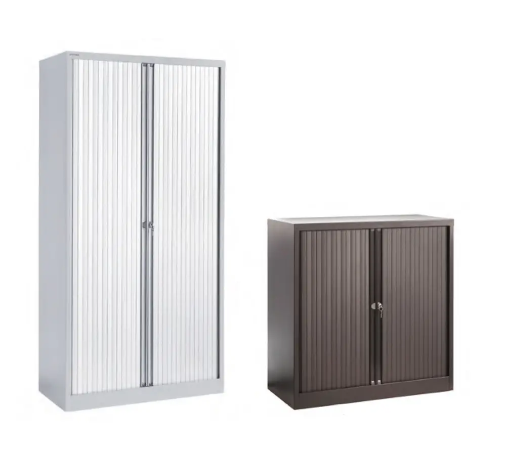 Steel Tambour Cupboards