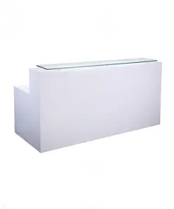 White Gloss Reception Counter | In-House