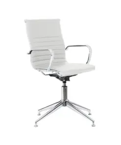 White Charles Eames Style Chair